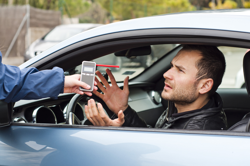 Texas man refusing a breath test during a traffic stop